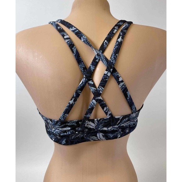 Lululemon Energy Bra Size 6 Embellished Multi - Picture 6 of 9
